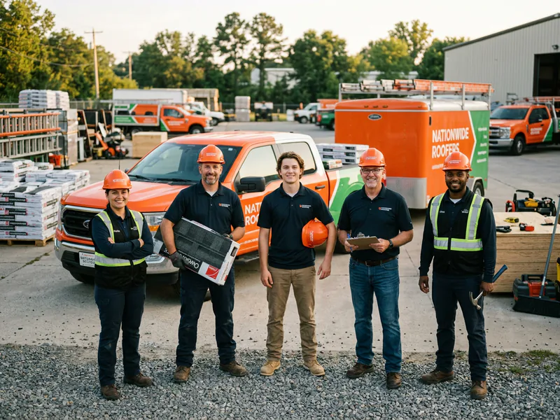 Natiowide Roofers - roof installation in Fayetteville near me